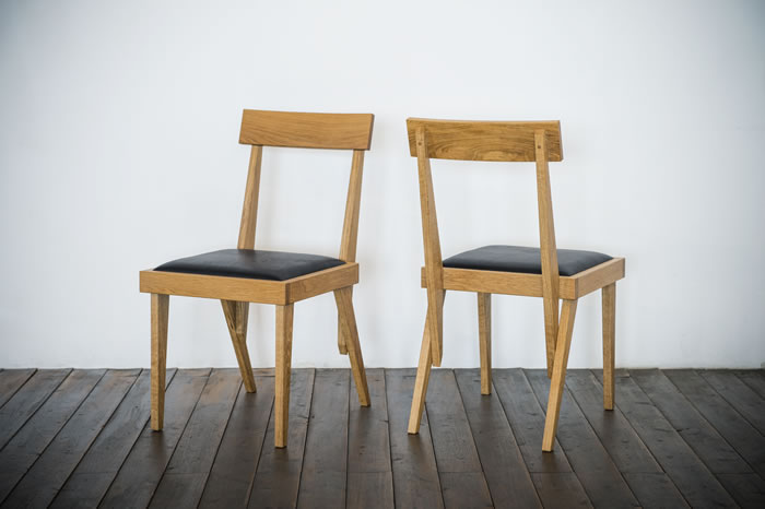 solid wood dining chair